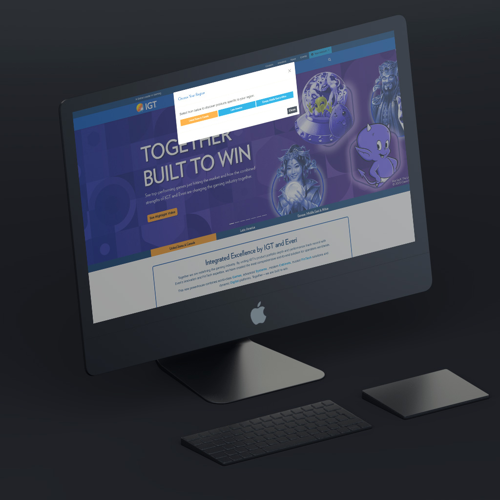 IGT Desktop Mockup